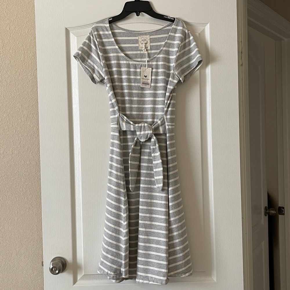 HOPE & HENRY 💯% organic cotton fit & flare dress